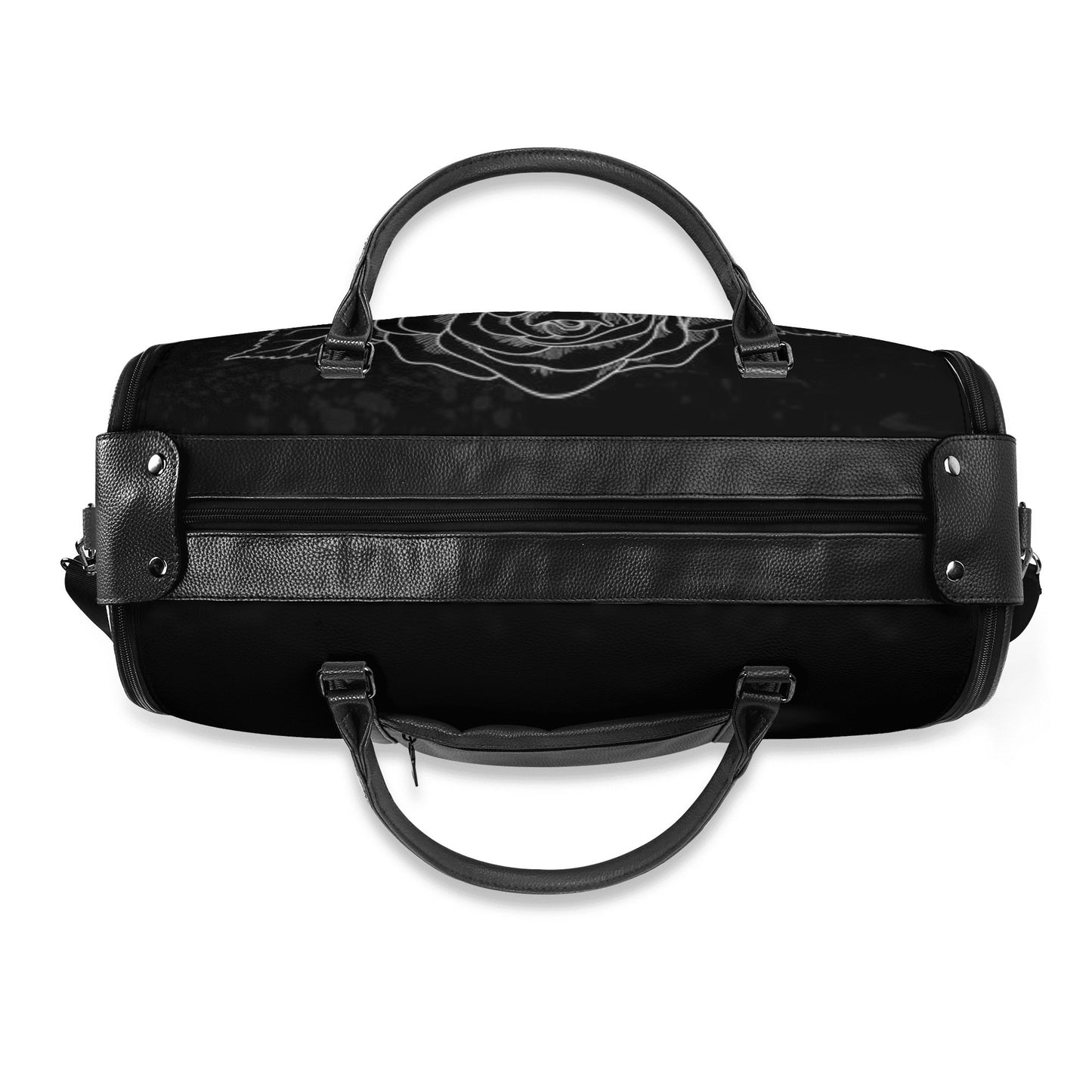 Leather Duffle full of love Bag Foldable