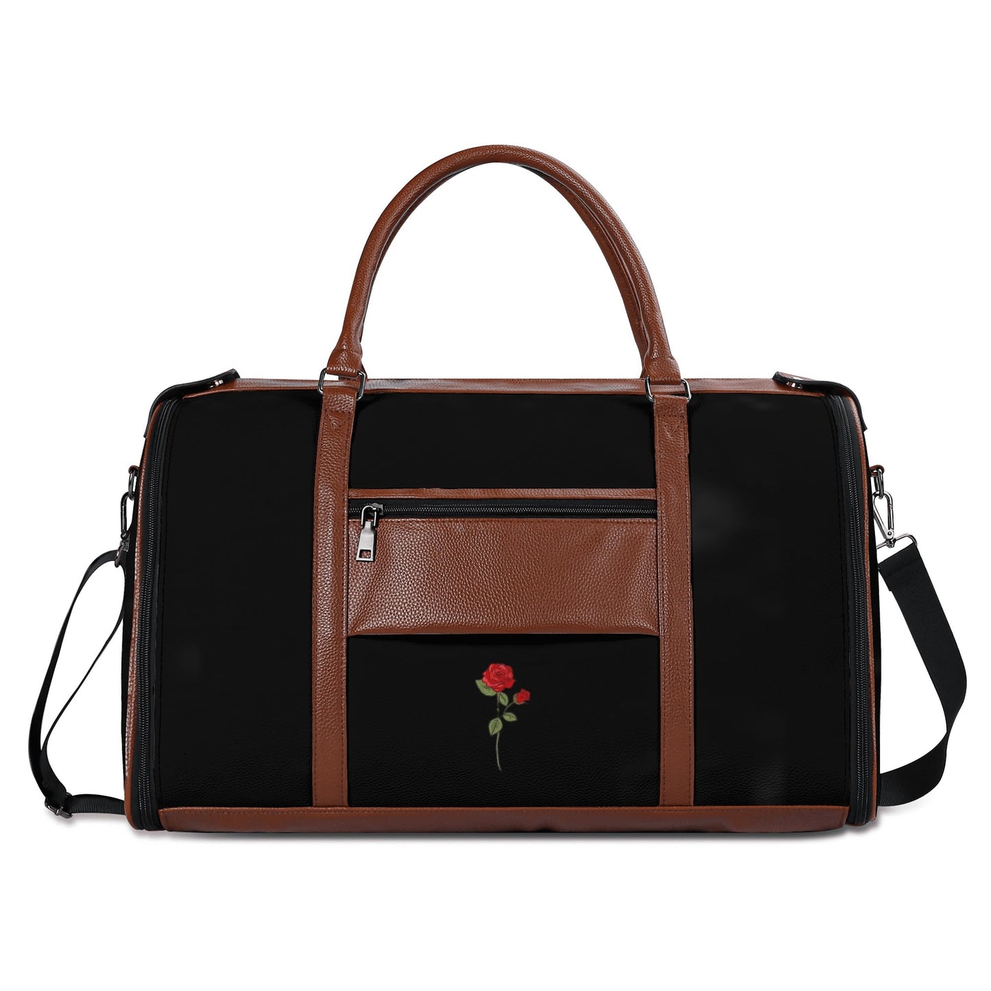 Leather Duffle full of love Bag Foldable