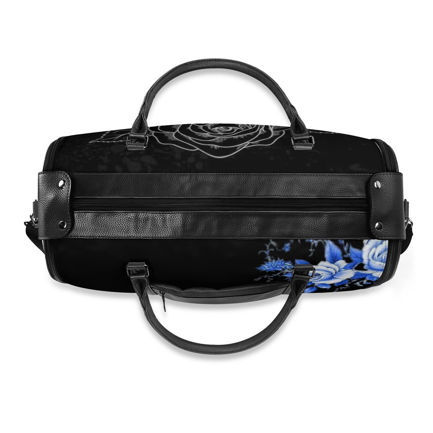 Leather Duffle full of love  Bag Foldable